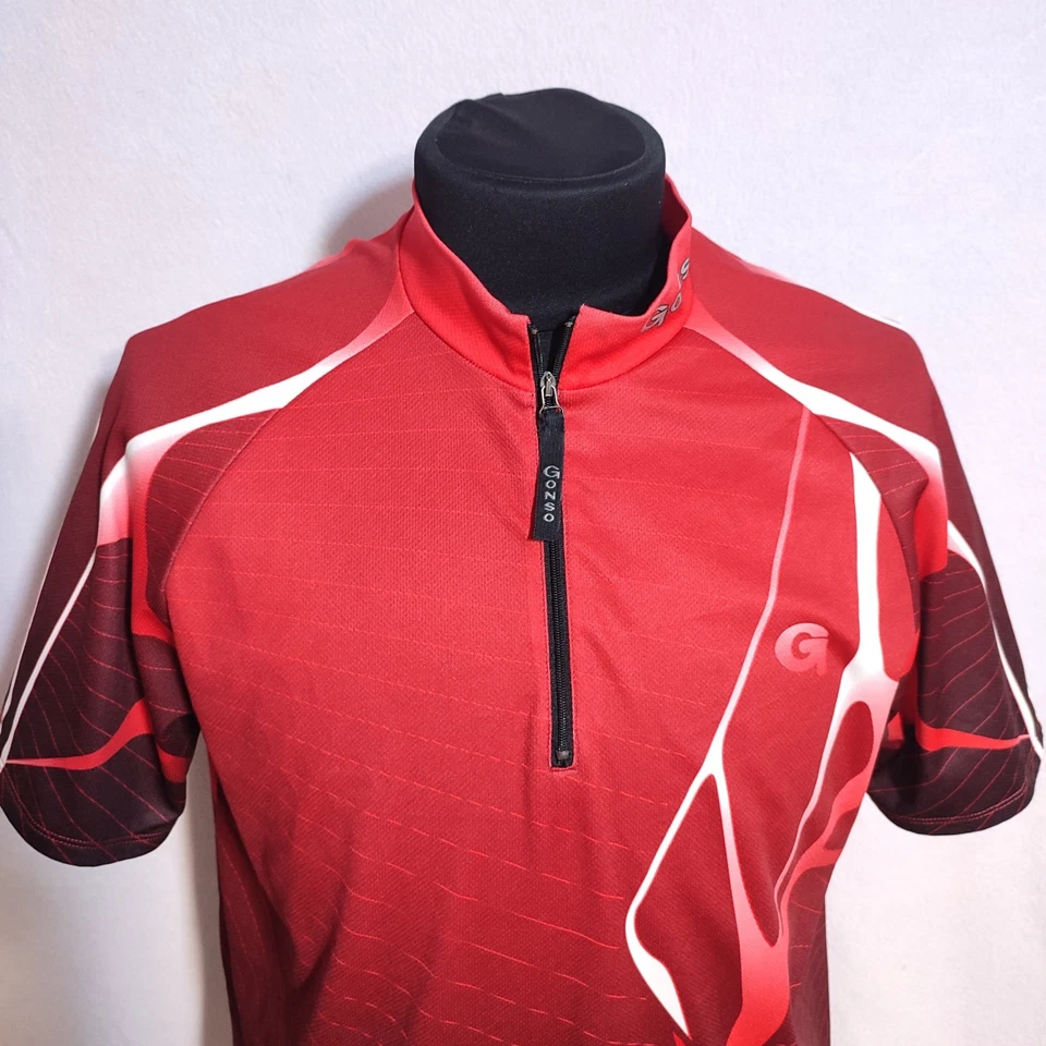 Gonso Ciclismo Bicicleta Bicicleta Hombres Jersey Camisa Poliéster Talla XXL 2XL Foto 2 de 4