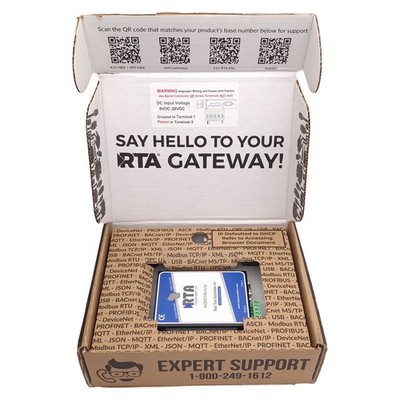 RTA 460MCMM-N34-D Modbus TCP/IP Server to Modbus RTU Slave Gateway, 12-24VDC