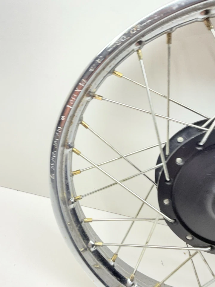 Yamaha PW 80 1995 llanta delantera buje radios neumático OEM Foto 4 de 4