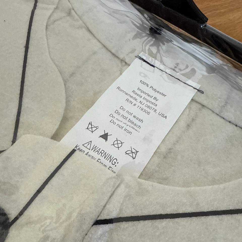 L Old Tyme Uniforme de Jugador de Béisbol Hombre Adulto Disfraz NUEVO Babe Ruth Halloween Foto 4 de 4