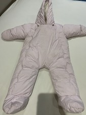 Jacadi Paris Girls Pink Snow Suit 12 Months 