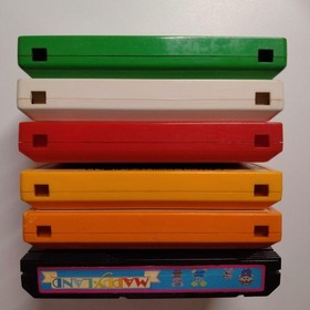 Nintendo Famicom 6-Game Lot Mickey Mouse Popai Super Mario Donkey Kong Mappy