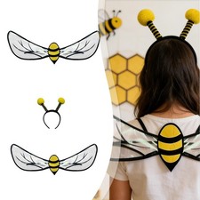 Bee Wing Easy to Put on Costume Accessory for Events Performance Festive