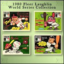 1980 Fleer Laughlin World Series Cards / Pick Cards - Build Set / Buy2+ Save10%
