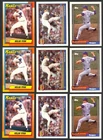 Nolan Ryan LOT of (9) 1990-1992 Topps Baseball Cards - Texas Rangers - Gem Mint