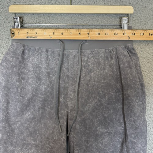 Lululemon Shorts Men's Small Grey Lined T.H.E. Activewear 9" Drawstring - 第 4/6 張圖片