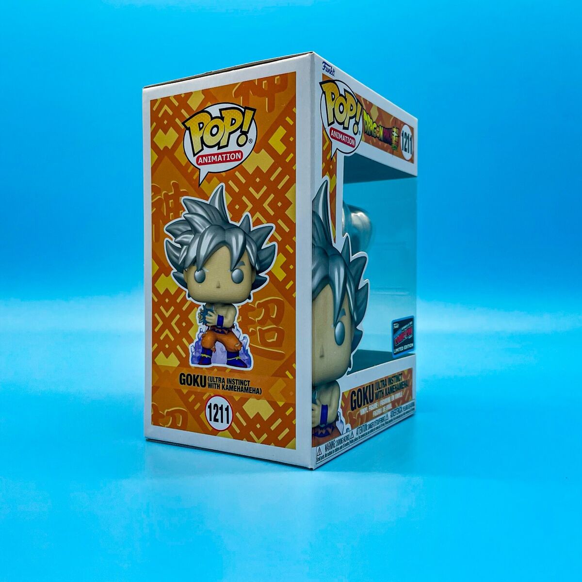 Goku Ultra Instinct Kamehameha Funko POP - 2022 NYCC Exclusive Con Sticker