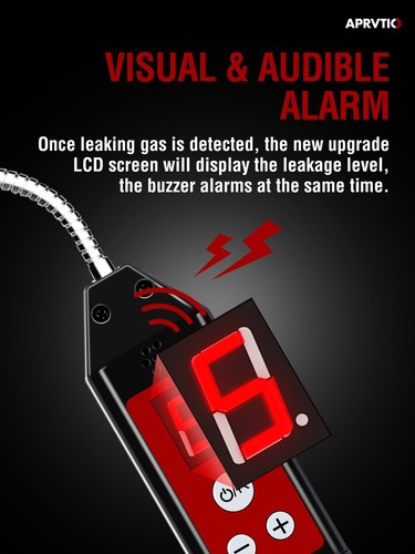 Aprvtio WJL-6000PRO Refrigerant Leak Detector with LED Light R22 R410A R134A - Picture 4 of 9