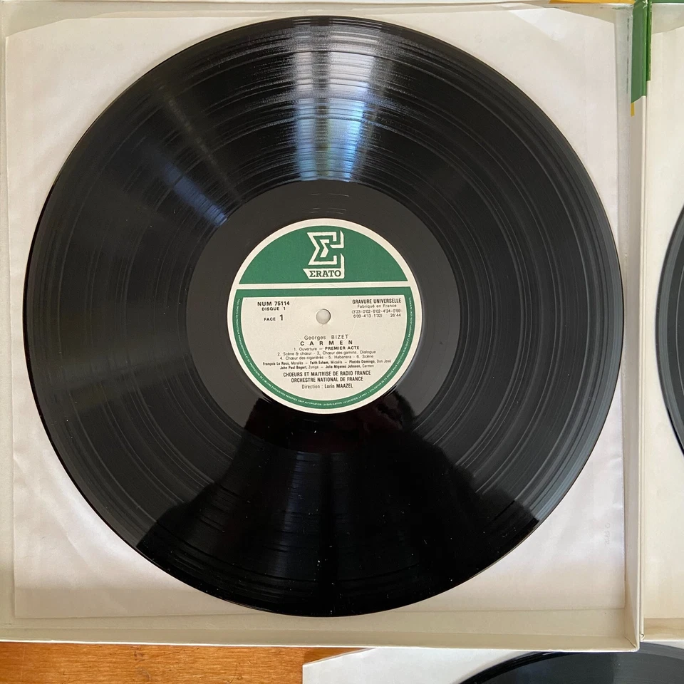 George Bizet Carmen 3LP Box Set Erato 751133 - Image 3 of 4