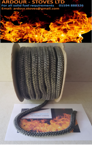 Black Soft Fire Rope / Door Seal - Picture 1 of 1
