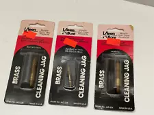 3 Pcs. Kleen Bore Brass Cleaning Jags, JAG-228, JAG-230, & JAG-231