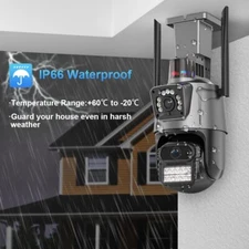 1080P Wifi Wireless Home Security Camera System Outdoor Night Vision Cam SD Card