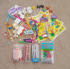 Birthday party decorations various bulk lot