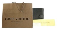Louis Vuitton  Black Epi Leather Small Ring A...