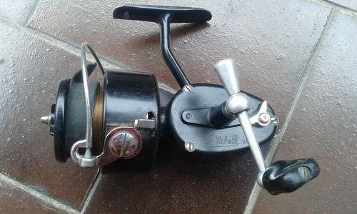 Mulinello da pesca Mitchell 810 Spinning Old Vintage con bobina di ricambio I