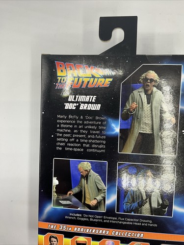 Ultimate Doc Brown Back to the Future 7inch Movie Figure NECA (S) - Picture 11 of 24