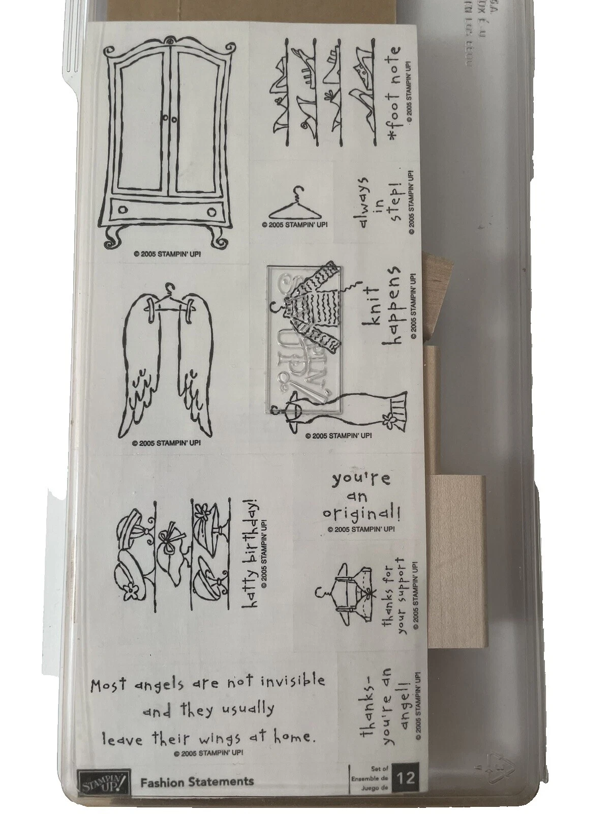 Stampin' Up! Sellos de goma de moda Craft