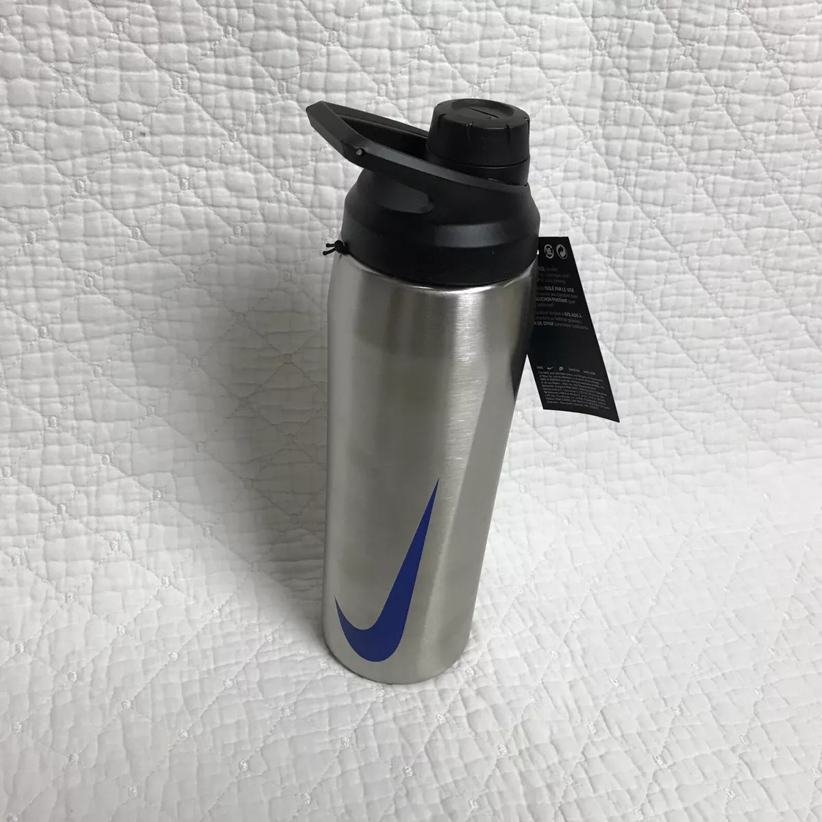 Nike Hypercharge Twist Cap Stainless Steel Water Bottle 24oz New