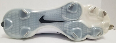 Nike Force Zoom Trout‎ 7 White Black Baseball Cleats CI3134-102 Men\'s Size 8.5 Men Nike Force Zoom Mike Trout 7 Baseball Cleats White Black  main image 2