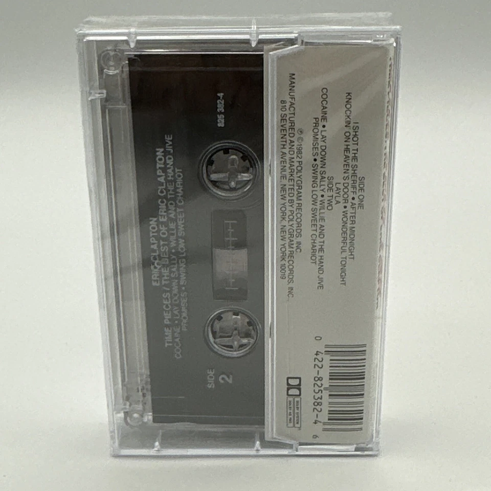 Eric Clapton Time Pieces Best of Eric Clapton Blues Rock SEALED Cassette 1982 - Image 3 of 4