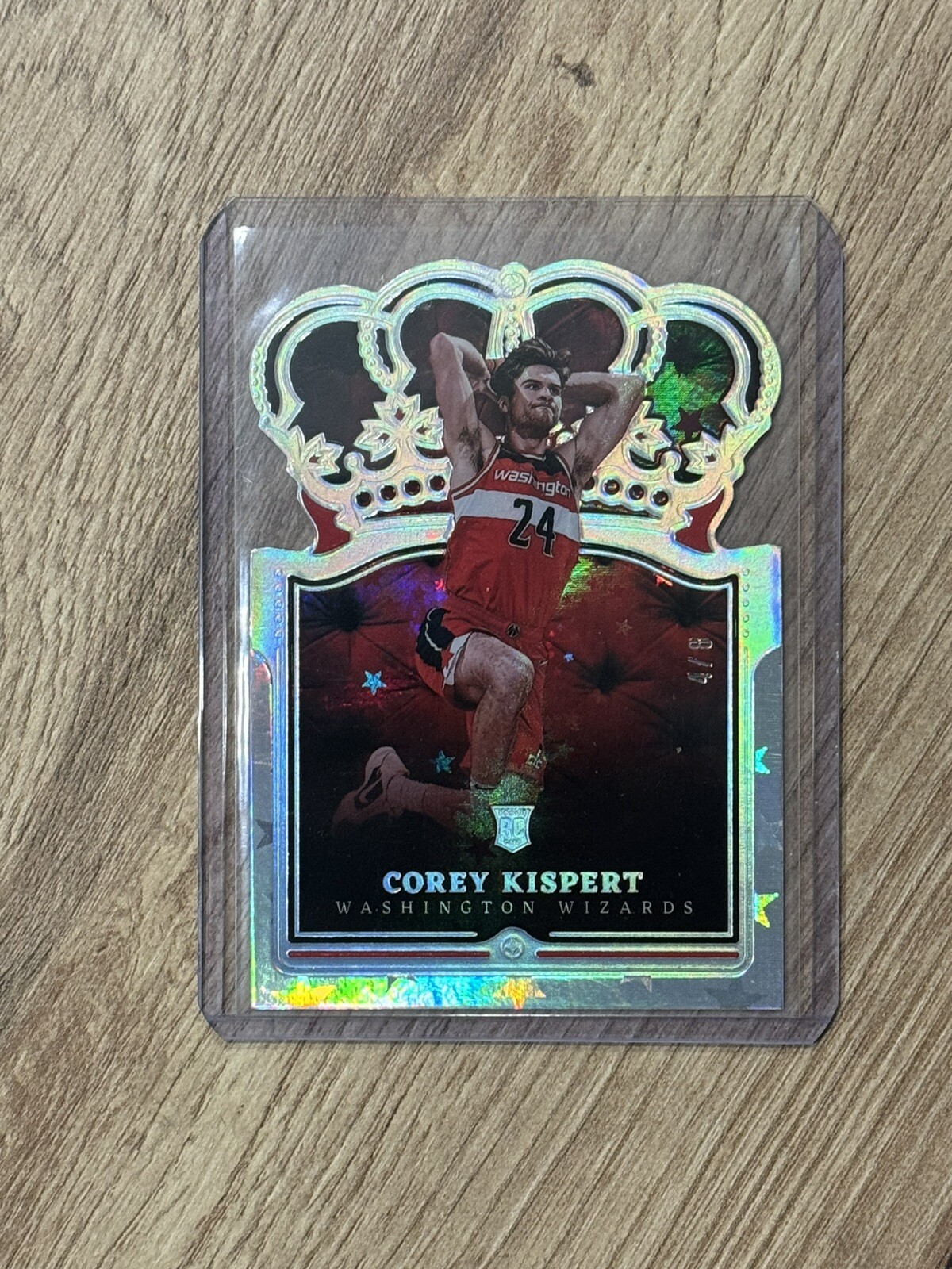 2021-22 Crown Royale Corey Kispert Lucky Envelopes RC /8 Washington Wizards #3