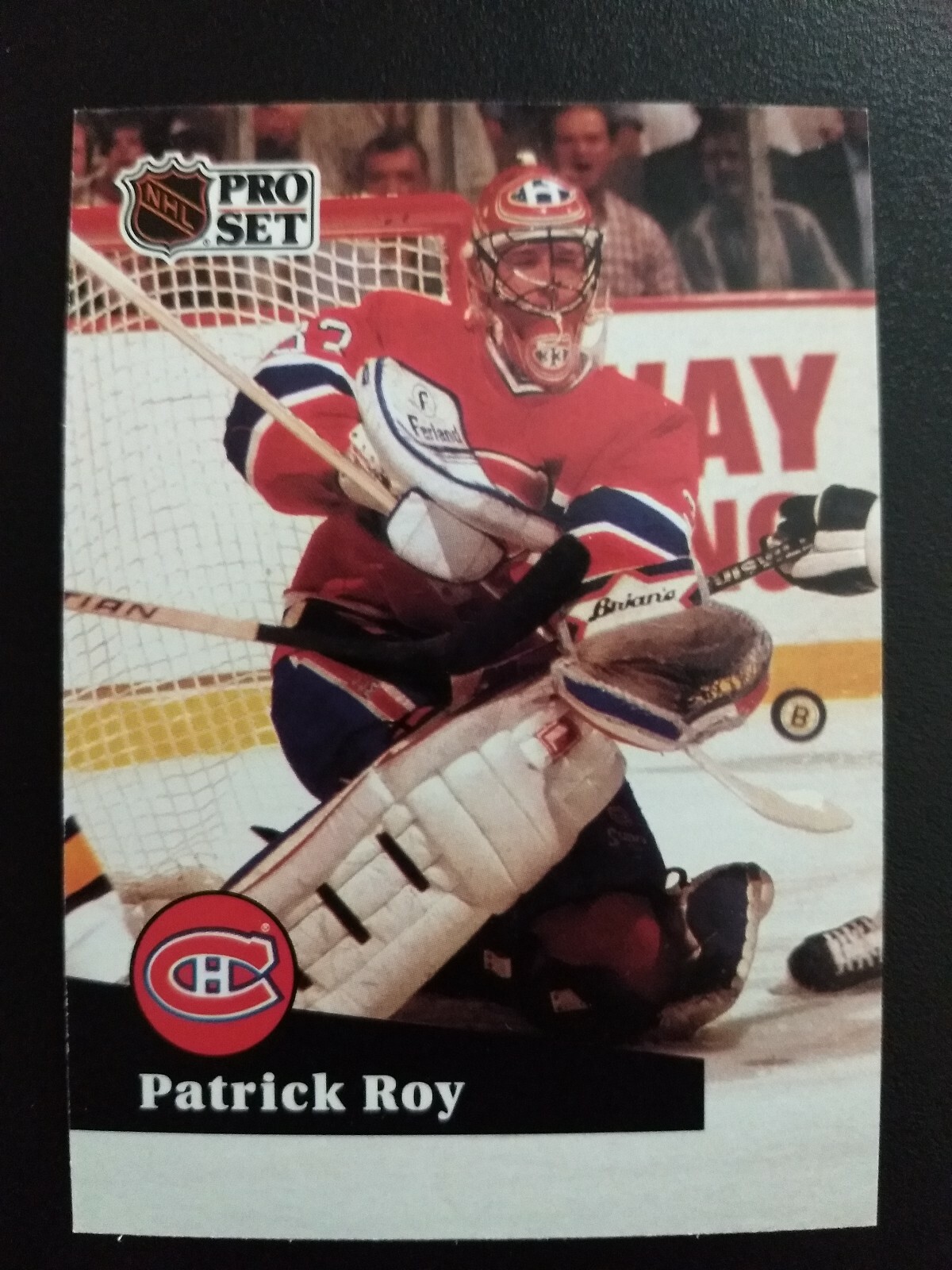 1991 Pro Set Hockey #125 - Patrick Roy (Montreal Canadiens)