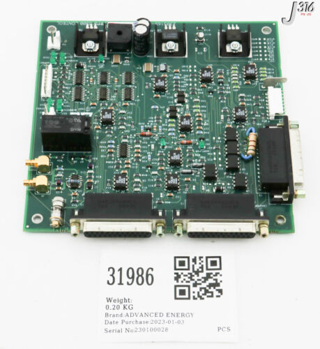 31986 ADVANCED ENERGY PCB, RFG 5500 CONTROL 2305169-C - Zdjęcie 1 z 11
