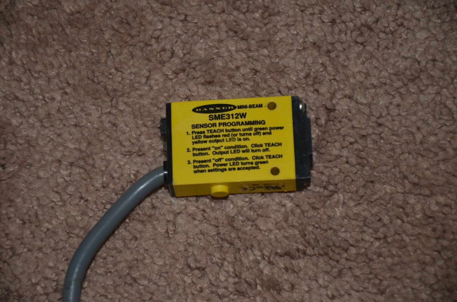 Good Used BANNER Photoelectric switch sensor SME312W SME 312 W | eBay