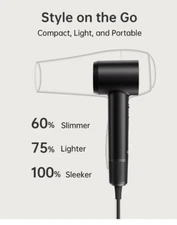 Laifen Hair Dryer, Negative Ionic Blow Dryer with 110, 000 RPM Brushless Motor