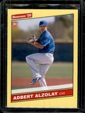 2020 Donruss Yellow #258 Retro 1986 Variations - Adbert Alzolay rc variation