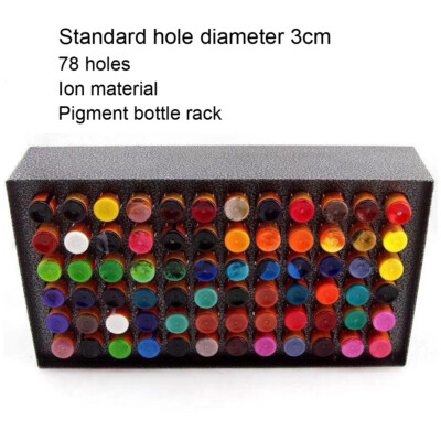78 Löcher Iron Tattoo Pigment Rack Tattoo Ink Displayhalter Unterstützung