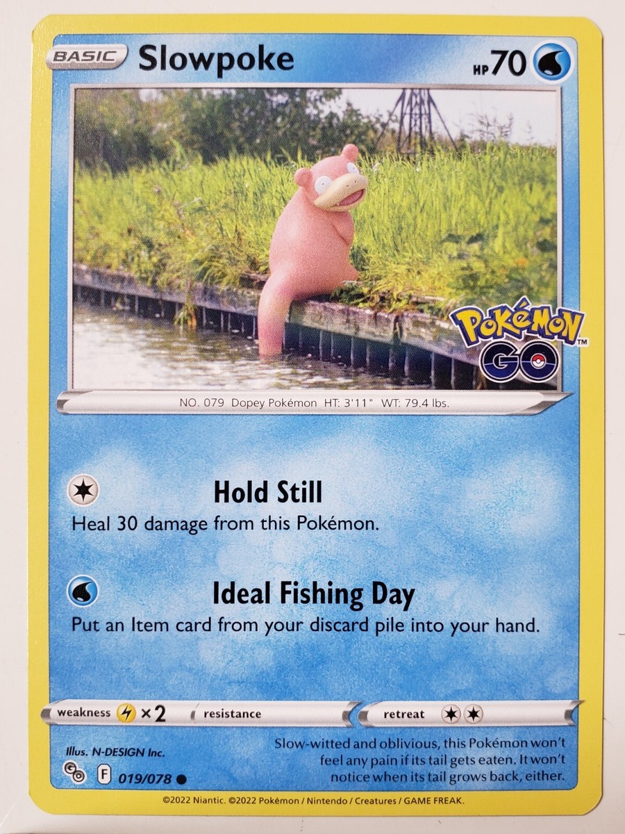 Slowpoke 019/078 NM / M - Pokemon Go TCG Pokemon Card - $2