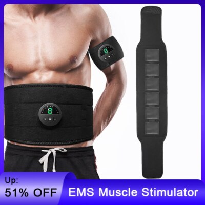 Electric Abdominal Body Slimming Belt Belly Fat Burning Machine