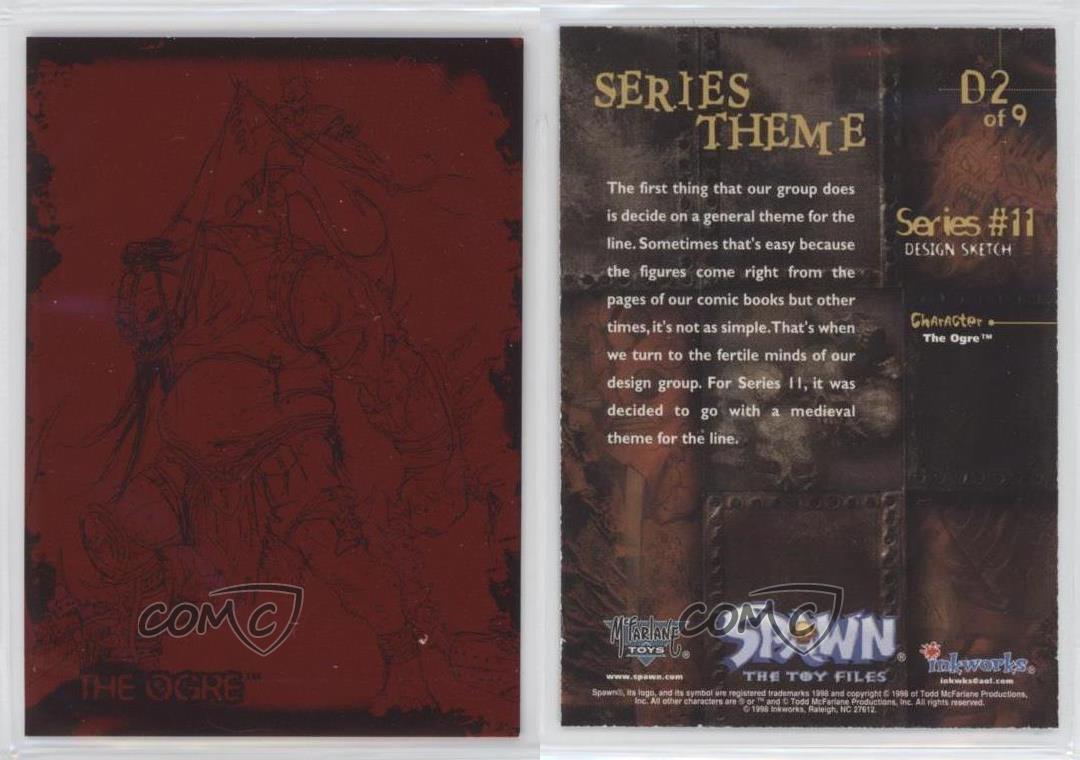1999 Inkworks Spawn The Toy Files Birth of a Figure The Ogre #D2 3c7 - Picture 3 of 3