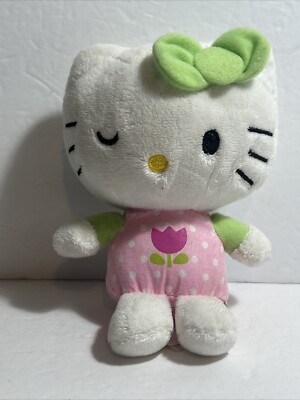 Hello Kitty C0404 Sanrio Just play 2015 Plush 6'' Stuffed Toy Doll - Flower Dress