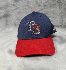 Tampa Bay Rays Hat Cap Medium Large American Flag Patriotic New Era 39 Thirty
