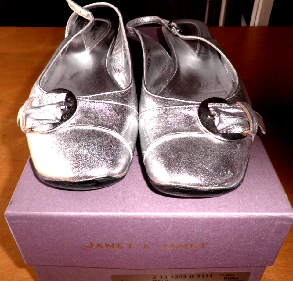 Sandalo basso Janet And Janet - Malù , Argento Eu 37 - Scarpe Donna.  NIRIMA - Immagine 2 di 4