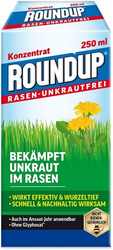 Roundup Rasen Unkrautfrei Konzentrat 250ml Unkrautex Unkrautvernichter 