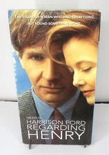 Regarding Henry,  VHS, 1991  Harrison Ford,  Annette Bening