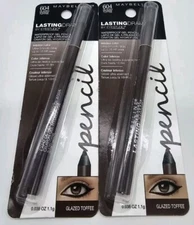 Lot 2 Maybelline Eyestudio Lasting Drama Waterproof Gel Pencil 604 Glazed Toffee