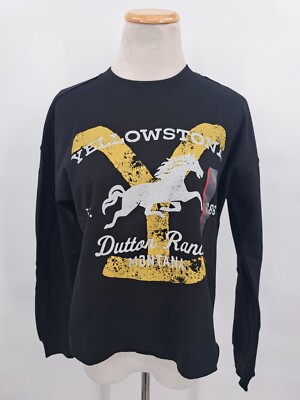 YELLOWSTONE MONTRER LOGO Dutton Ranch Kevin Costner John Homme Sweat T