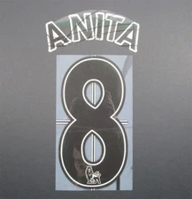 2007 - 2013 OFFICIAL SPORTING ID LEXTRA ANITA 8 PLAYER SIZE BLACK NAMESET