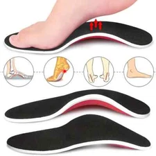 Orthotic Shoe Insoles Inserts Flat Feet High Arch Support Plantar Fasciitis HS
