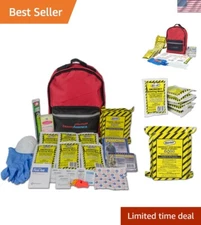 Emergency Kit Nylon 3-Day Portable Backpack First Aid Food Water Light