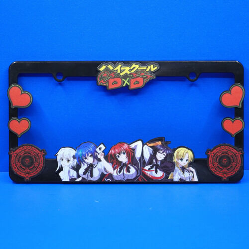 High School DxD Custom License Plate Frame Holder Car Anime Figure Manga - Picture 1 of 1