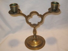 vintage candle stick holder ornate etched brass double candlestick ornate decor