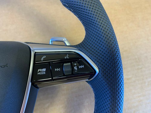 Audi A6 A7 A8 Q8 4K 4N 4M GENUINE RS-line Steering Wheel with Paddles Heating - Picture 3 of 11