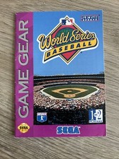 MANUAL ONLY World Series Baseball (Sega Game Gear, 1993)