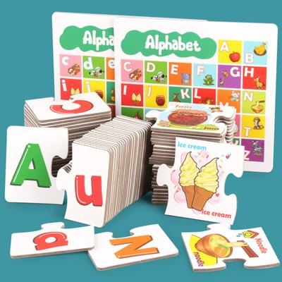  Uppercase and Lowercase Alphabet Letters Matching Puzzle Pairs Matching Game