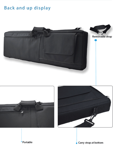 Tactical Hunting Shooting Padded Carry Case Air Rifle Gun Slip Bag 3 Colors UK - Picture 4 of 18